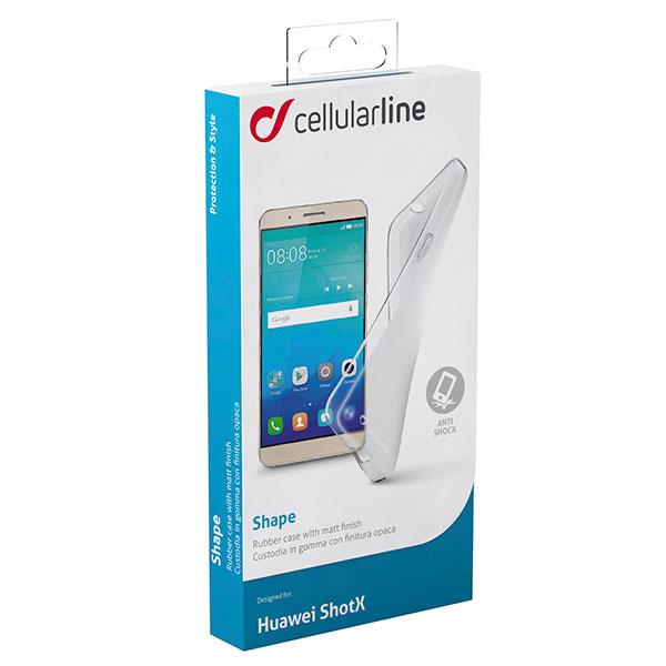 CELLULARLINE Custodia cover per Huawei Shot X Cellular Line Shape in gomma trasparente